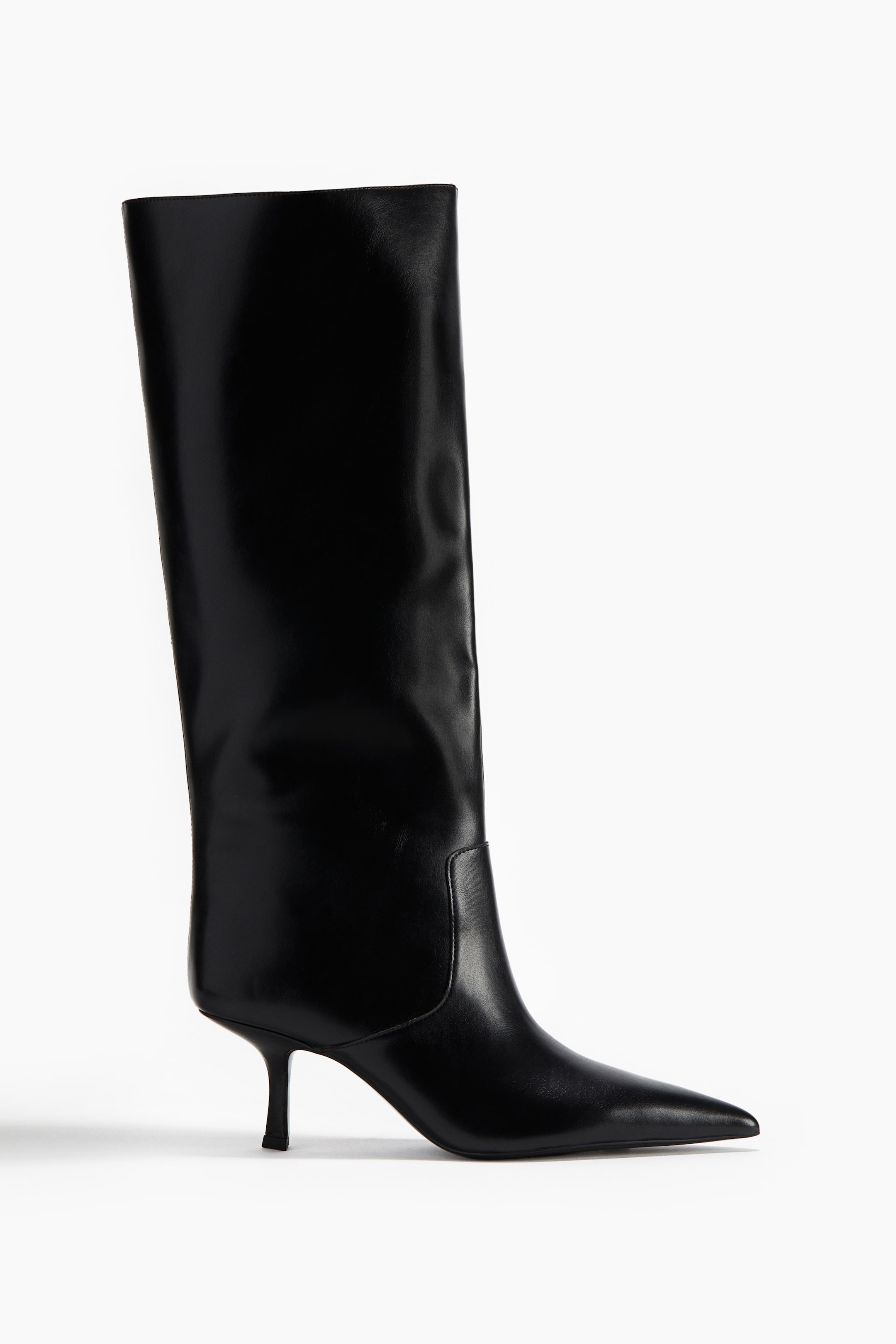 Knee-High Boots - Black