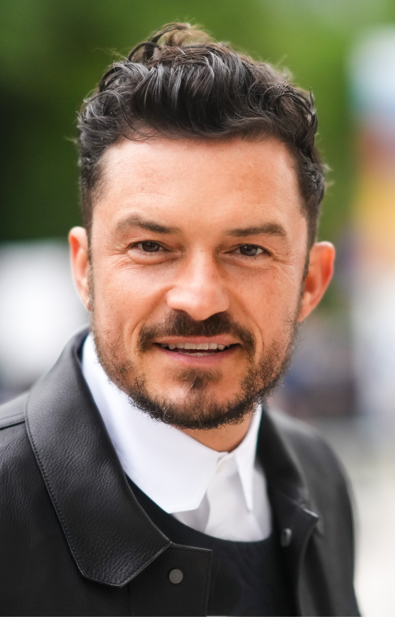 Orlando Bloom during Paris Fashion Week outside Louis Vuitton Parfum hosts dinner