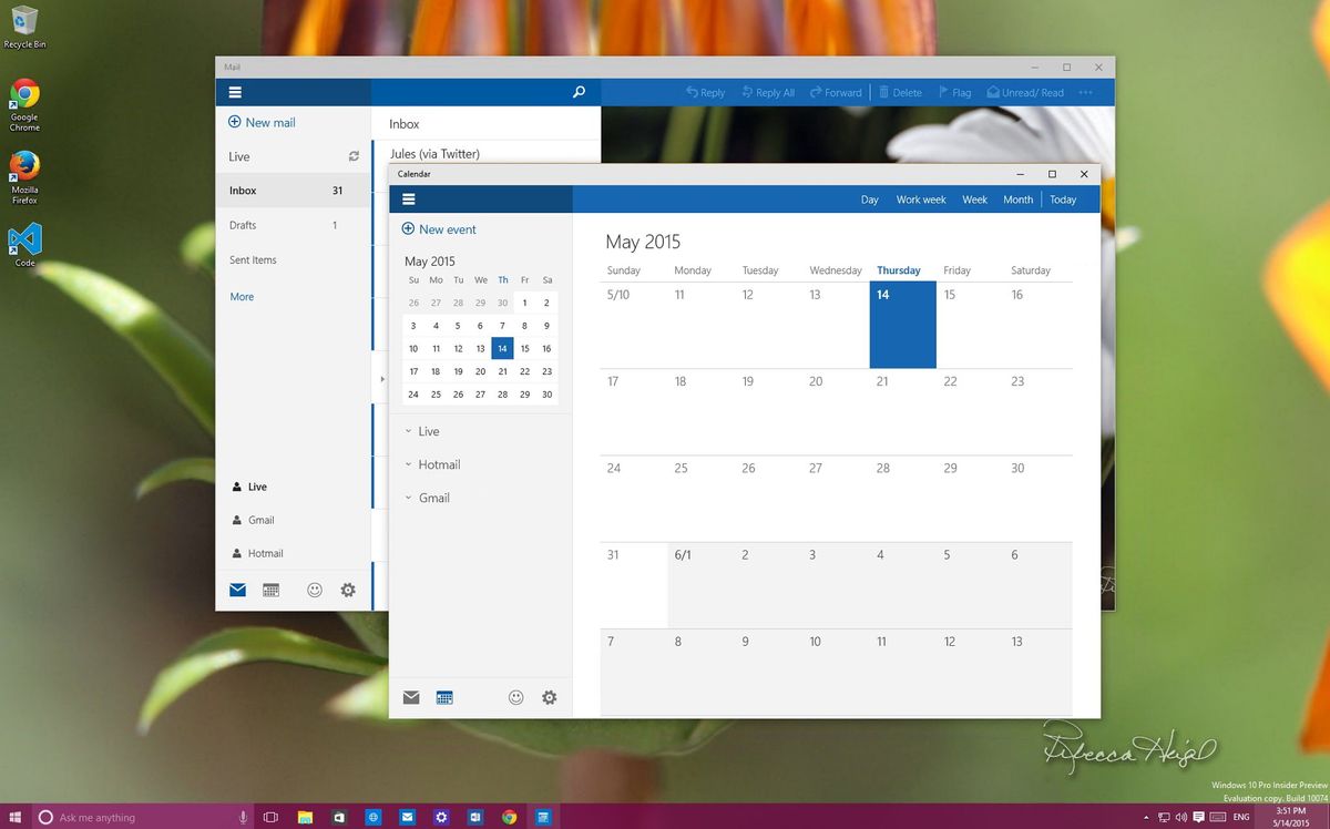 How to manage accounts in the new Mail and Calendar app for Windows 10 ...