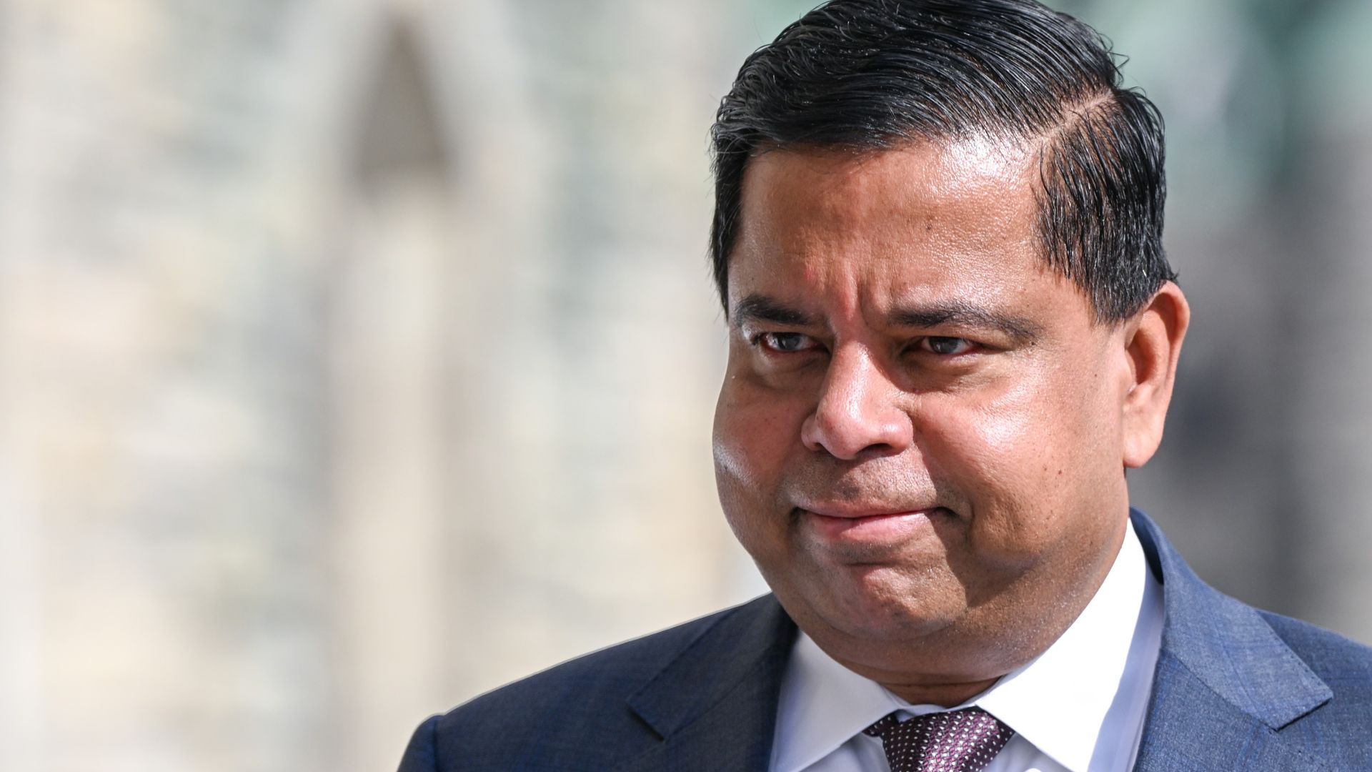Close up of Canada's Public Safety Minister Gary Anandasangaree taken in downtown Ottawa, Ontario, Canada, on March 10, 2025. 
