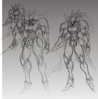 Creating the Anime concept art for video game Slave Zero X; a mix of 2D digital concept art