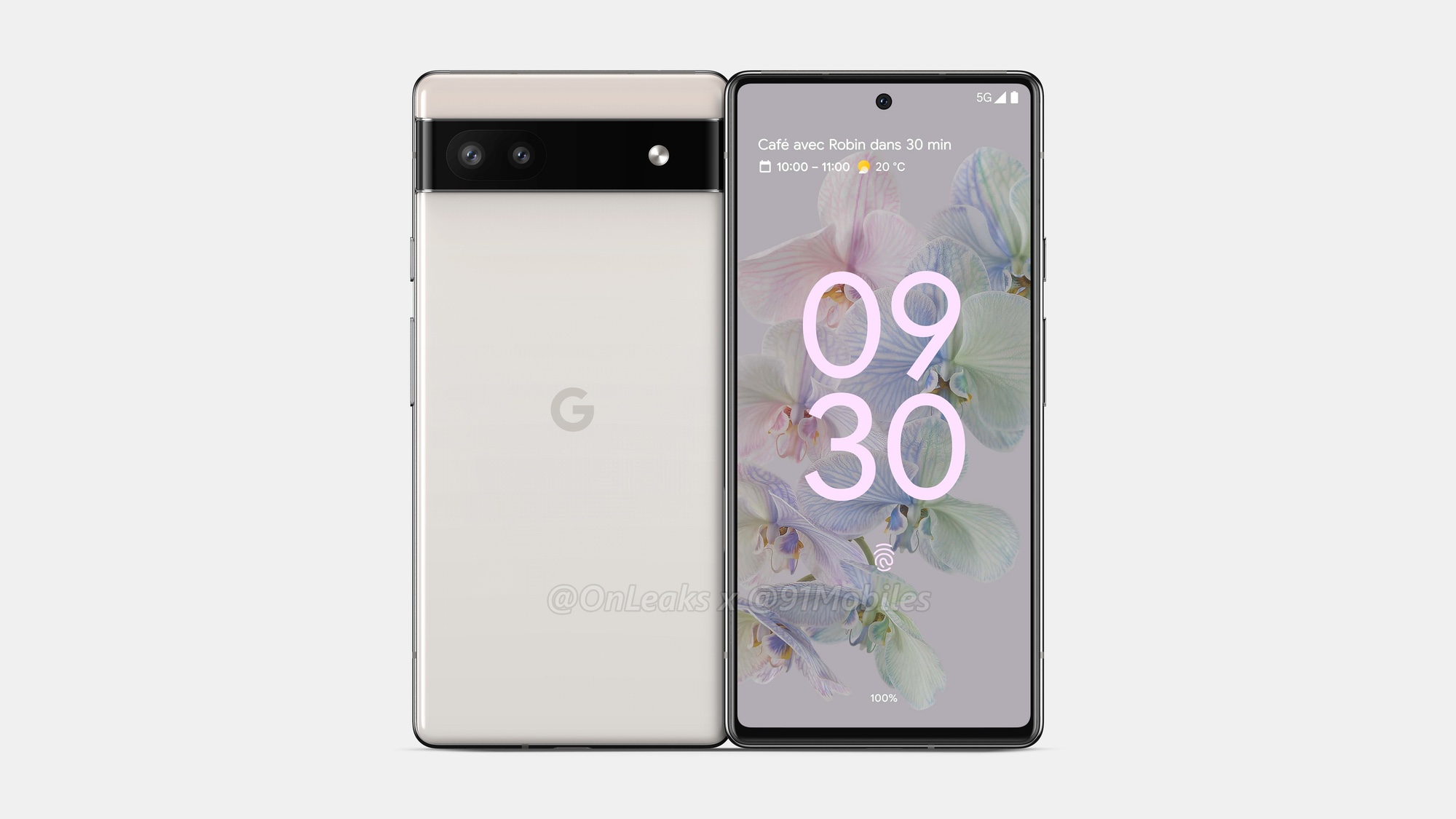 Google Pixel 6a rumored render