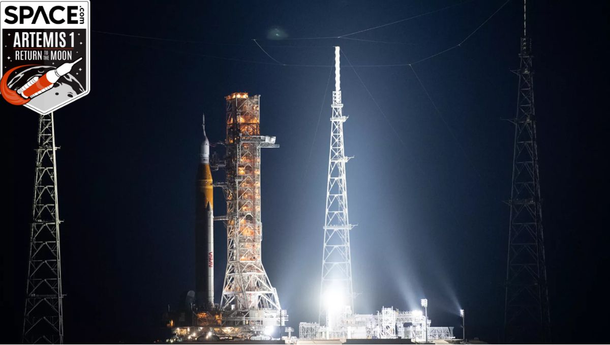 What time is NASA's Artemis 1 SLS megarocket launch to the moon?