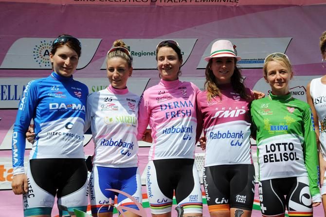 The Giro Rosa jerseys