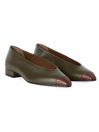 Loro Piana, Rebecca Cap-Toe Ballet Flats