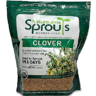 A packet of clover seed