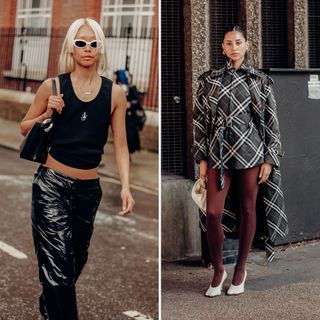 London Fashion Week Street Style grunge