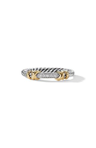 Petite Helena Wrap Ring With 18k Yellow Gold and Diamonds