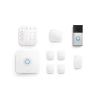 Ring Battery Doorbell with Alarm 8-piece