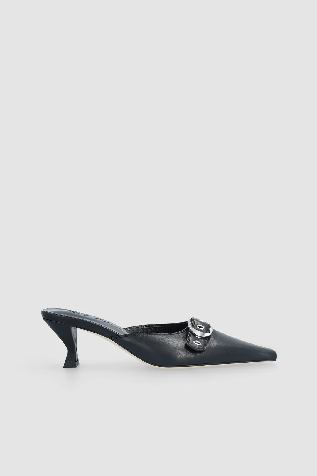 byfar, Black Nappa Leather Slingback Pump