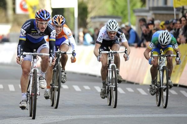 Pawel Szczepaniak, left, finished in fourth place