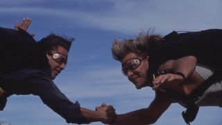 Keanu Reeves and Patrick Swayze in Point Break