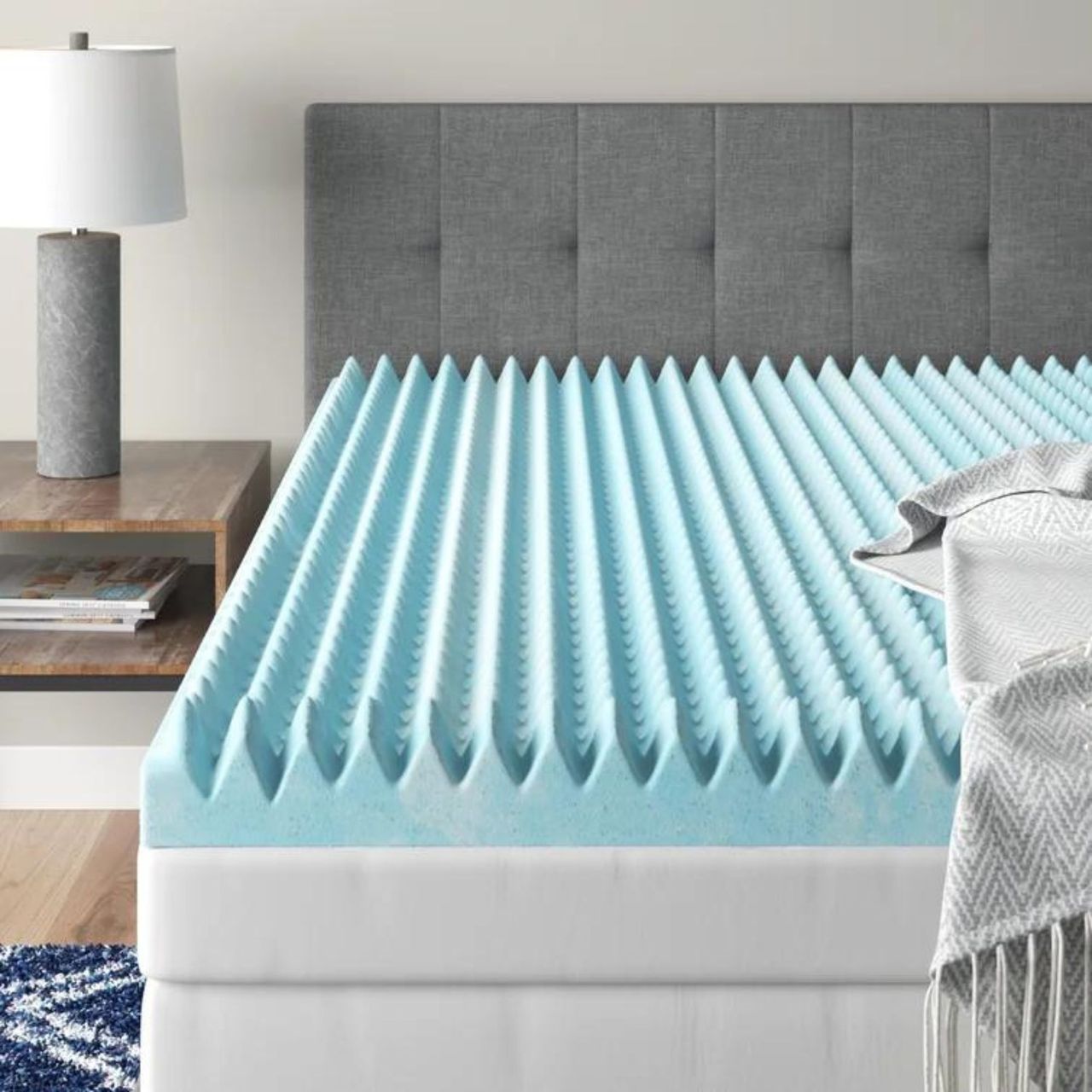 What is an egg crate mattress topper? Sleep experts explain | Homes ...