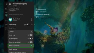 Xbox party chat noise suppression