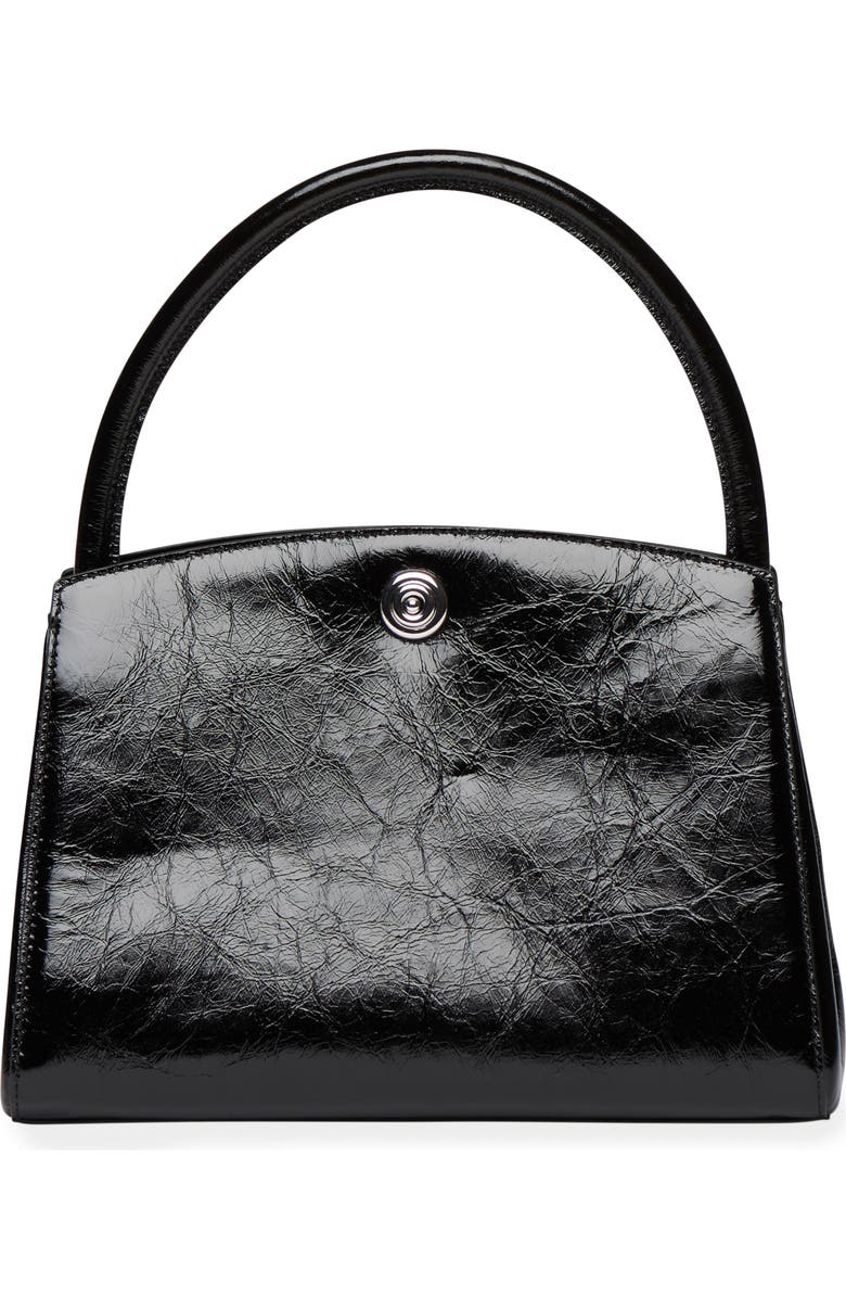 Pushlock Leather Shoulder Bag