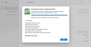 How to repair a disk in macOS