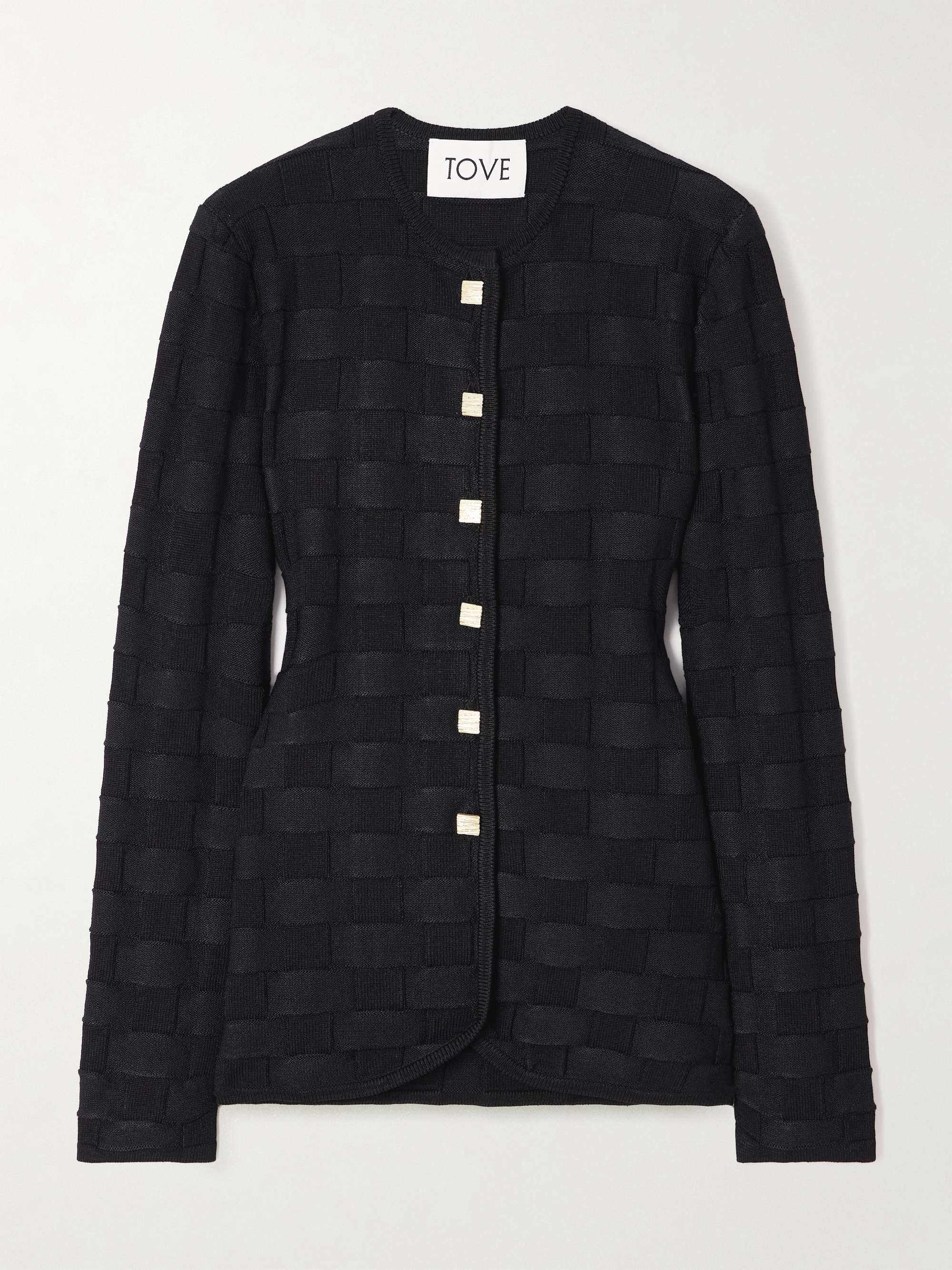 Uma Jacquard-Knit Cardigan