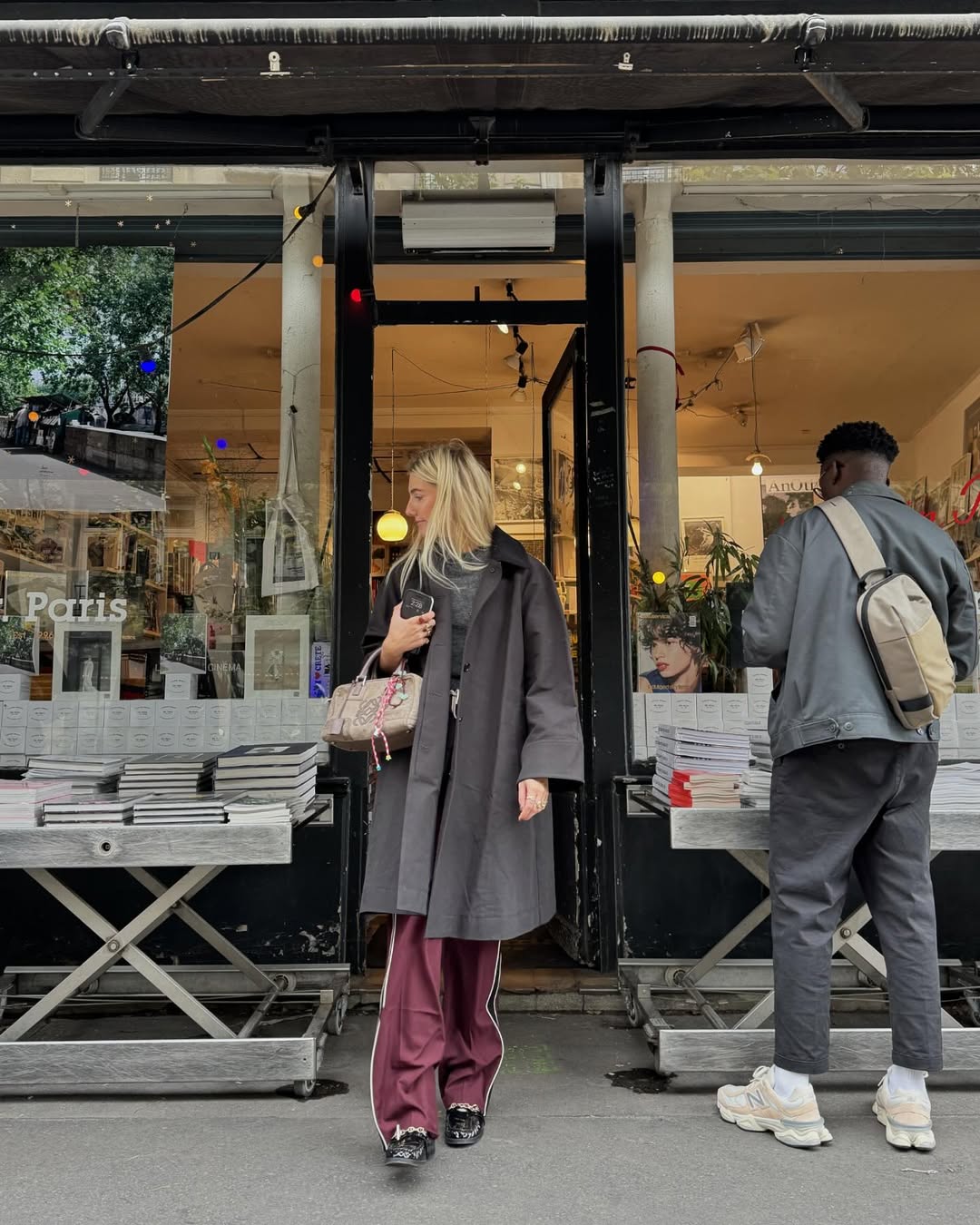 Lilly Sisto in loafers