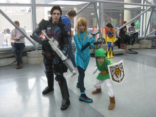Commander Shepard ("Mass Effect"), Samus Aran ("Metroid") and Link ("The Legend of Zelda")