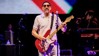 Pete Townshend of The Who performs at Parco Della Musica on July 22, 2025 in Milan, Italy