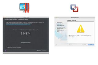 Both Parallels Desktop 7 and VMWare Fusion 4 can 'migrate' a complete Windows installation from an old PC, turning it into a