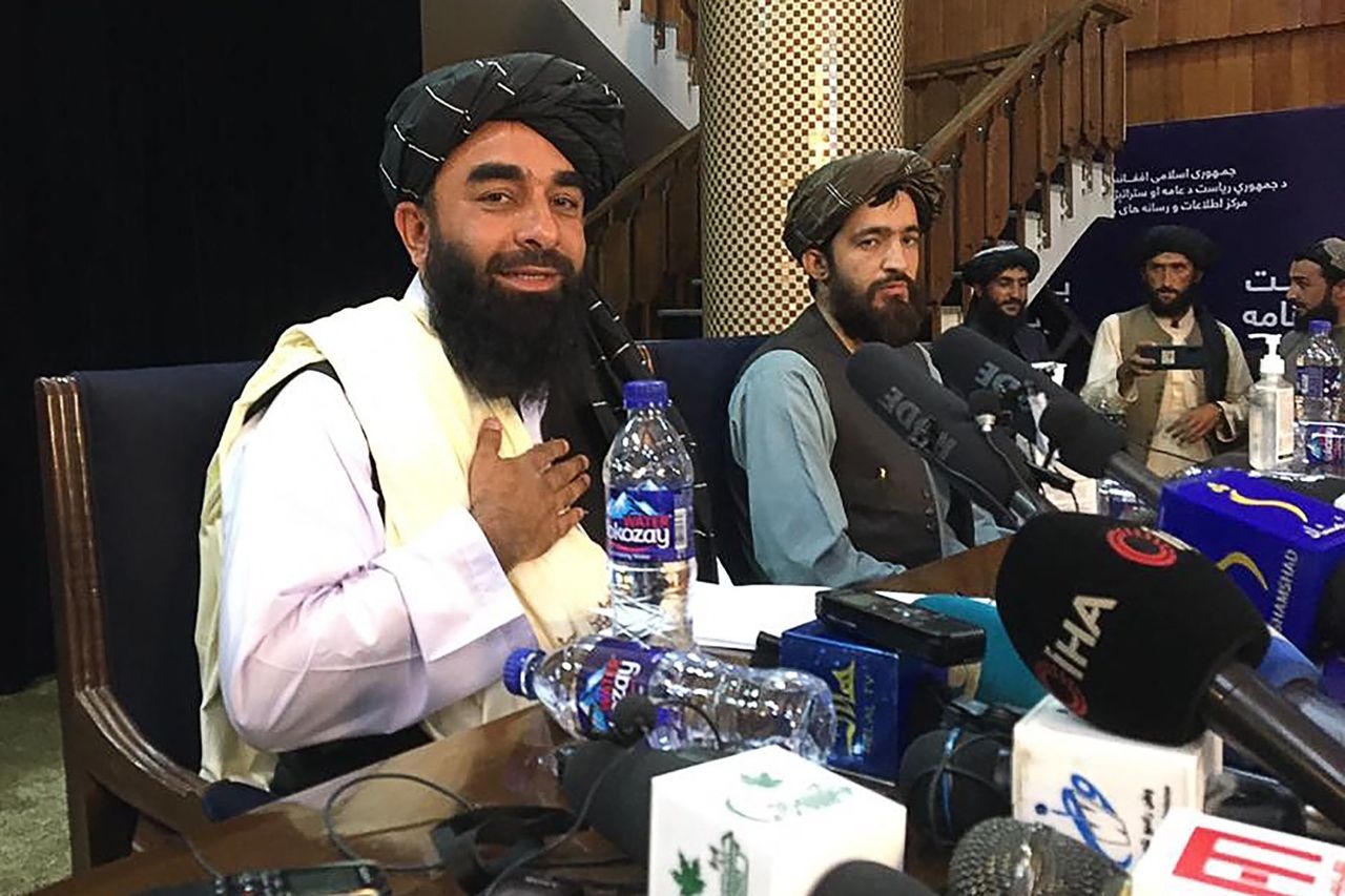 Taliban press conference 