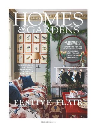 Homes & Gardens magazine December 2020