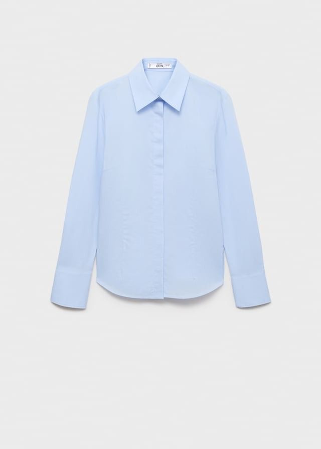 Mango, Fitted Cotton Shirt - Women | Mango Usa