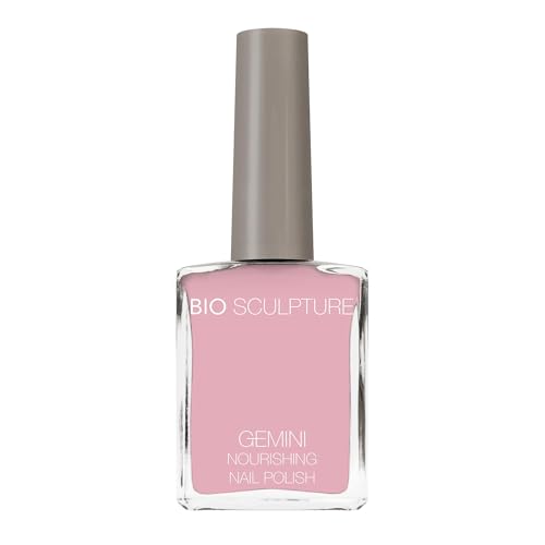 Bio Sculpture Gemini Nail Polish French Rose 14ml - Soft Creamy Pink Nail Polish for Natural Elegant Nails, Perfect for French Manicure or Fresh Everyday Look