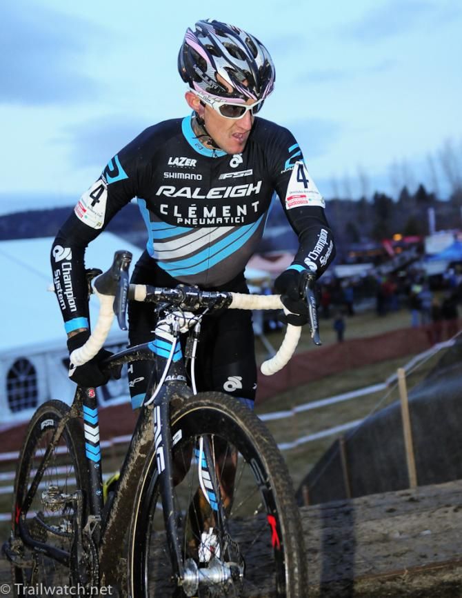 Ben Berden (Raleigh Clement) typically competes for the win but not today