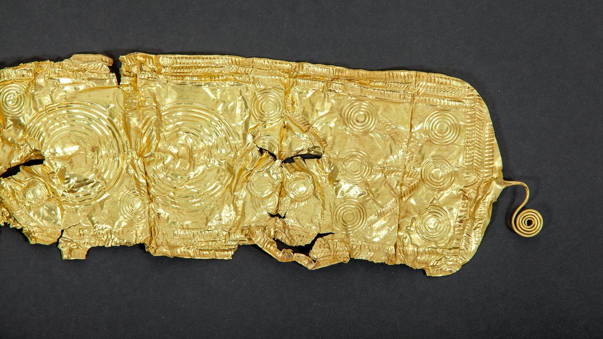 The Transluscent Belt in Gold main image 1