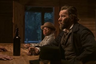'The Underground Railroad' star Joel Edgerton as ruthless bounty hunter Ridgeway.