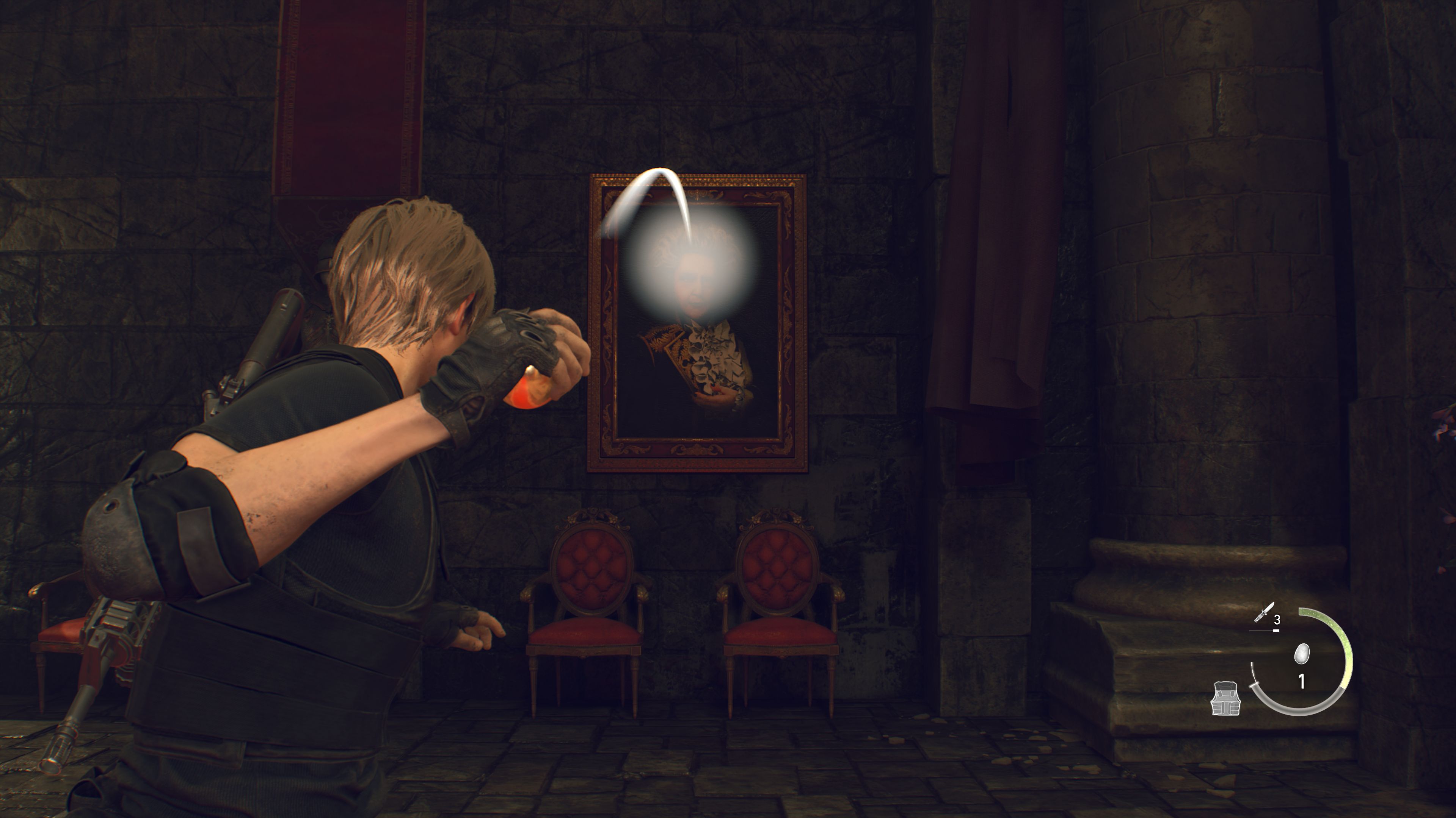 Запрос картины Рамона на дефейс в Resident Evil 4 Remake