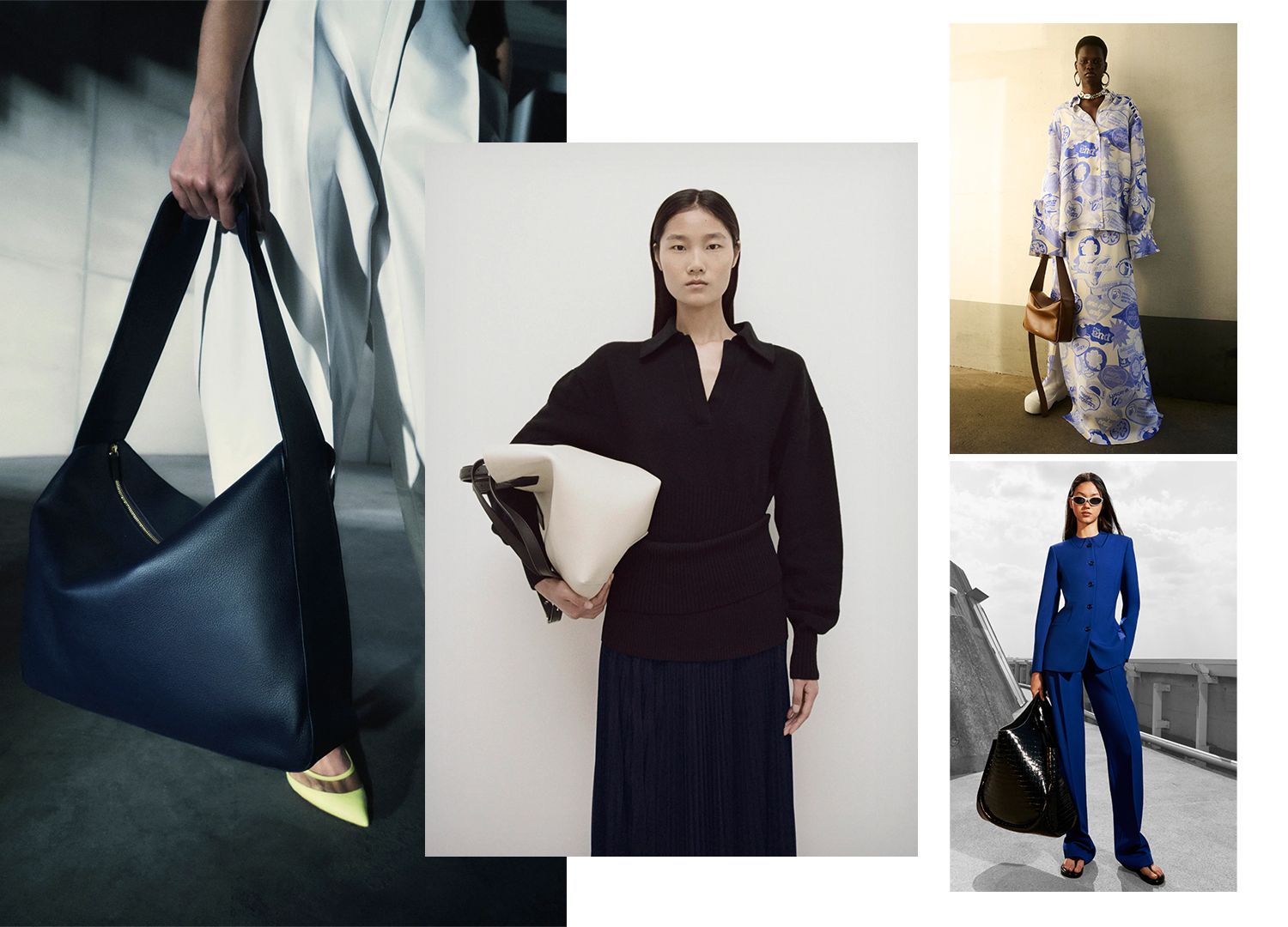 Graphics of winter 2024's handbag trends