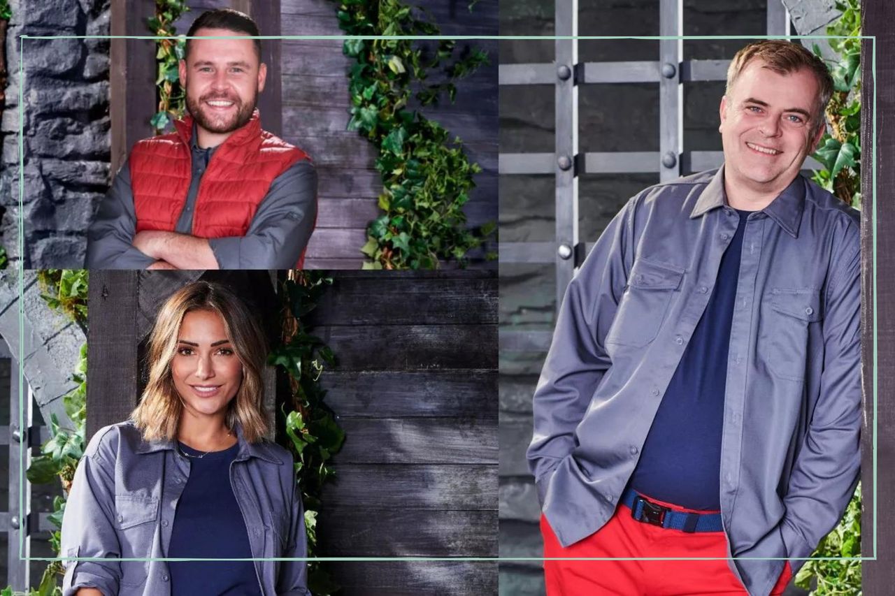 Danny Miller who won I&#039;m A Celebrity 2021 alongside runners up Simon Gregson and Frankie Bridge