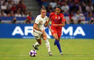 英格兰vs美国——2019年国际足联女足世界杯半决赛——里昂球场