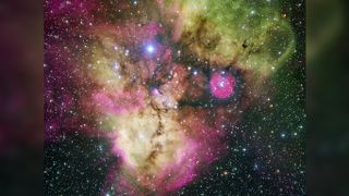 Image of the Skull and Crossbones Nebula.