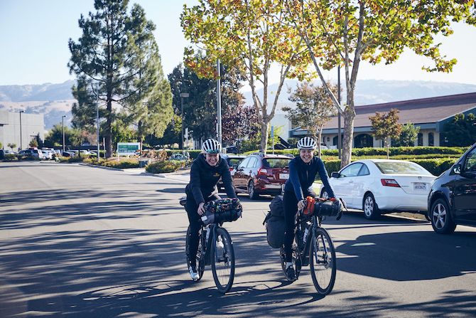 Boels Dolmans' Anna van der Breggen and Jip van den Bos enjoyed a few days' bike-packing in the Bay Area after visiting Specialized's Morgan Hill headquarters following the 2019 season