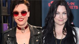 Halestorm's Lzzy Hale and Evanescence's Amy Lee