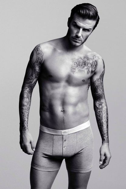 David Beckham - David Beckham strips down for H&M underwear campaign - David Beckham H&M - Marie Claire - Marie Claire UK
