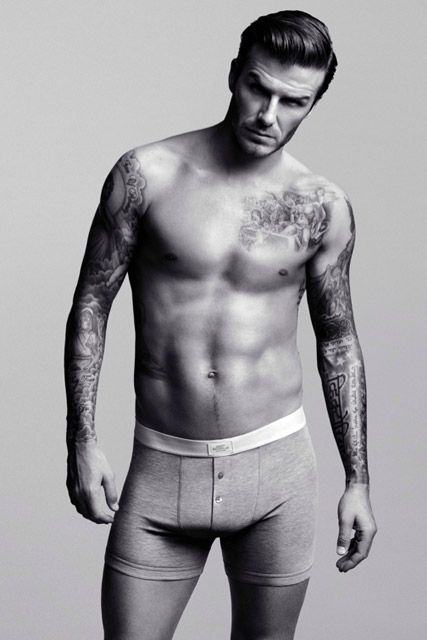 David Beckham - David Beckham strips down for H&amp;M underwear campaign - David Beckham H&amp;M - Marie Claire - Marie Claire UK