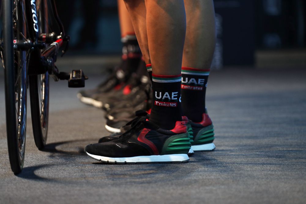 Matching shoes and socks for UAE