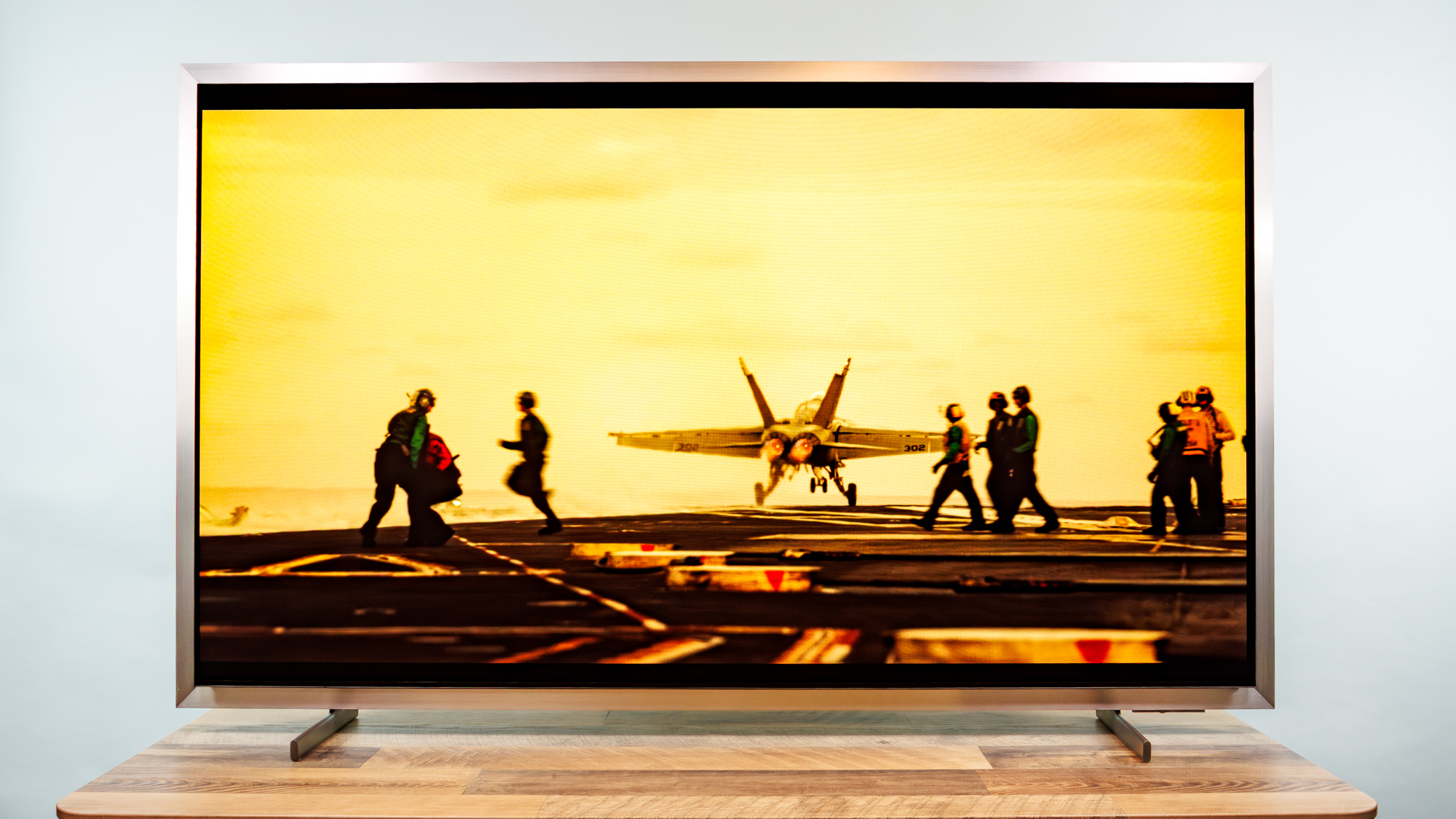 Samsung S95H OLED TV on a desk