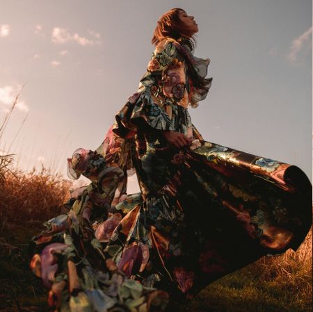 Lady in dress