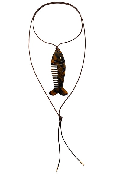 Trout Comb Necklace