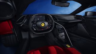 Interior of the Ferrari F80