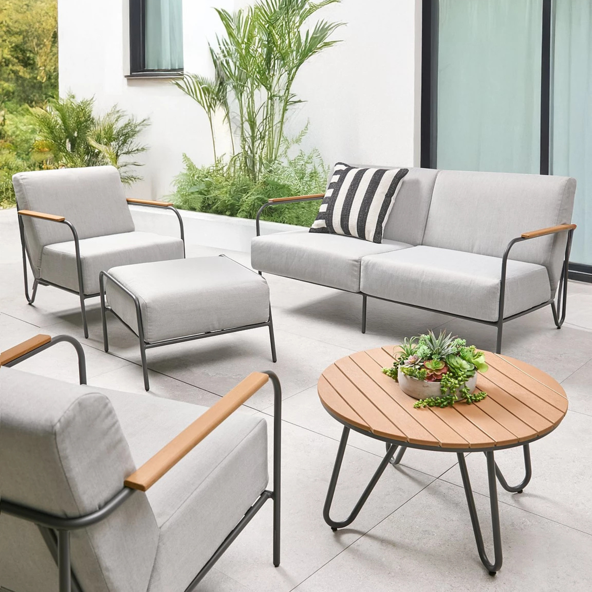 Libby 5-Piece Sofa Set (with Free Cover)