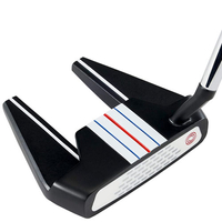 Odyssey Stroke Lab Triple Track Putter
Odyssey are one of the most recognized putter brands on the market, with their Triple Track putters providing exceptional consistency and performance. This is thanks to the impressive alignment system on the top of the putter. You can get the Triple Track in a variety of designs, ranging from the 2-ball, to the Double Wide, to the 7 pictured here.