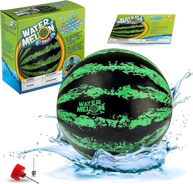 A green and black Watermelon Ball