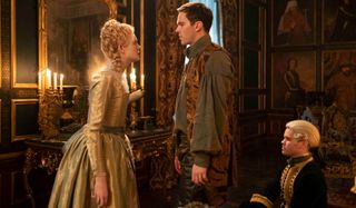 The Great Elle Fanning and Nicholas Hoult argue